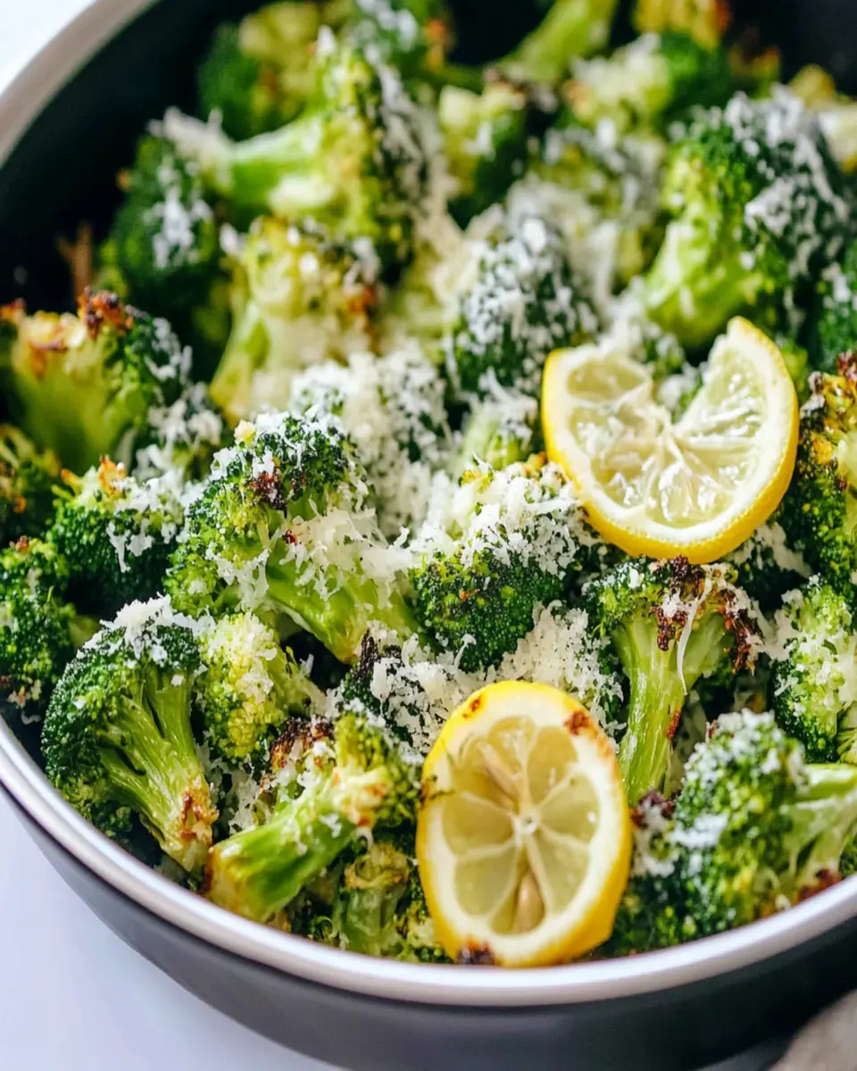 Roasted Parmesan Broccoli with Lemon First Image First Image