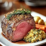 Savory Prime Rib Roast with Rosemary and Thyme Recipe First Image First Image
