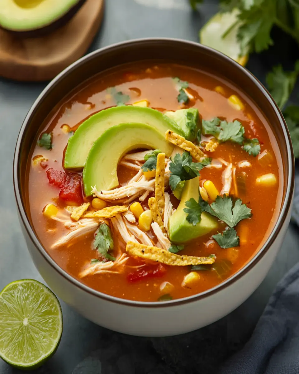 Cozy Chicken Tortilla Soup (Instant Pot or Stovetop) First Image First Image