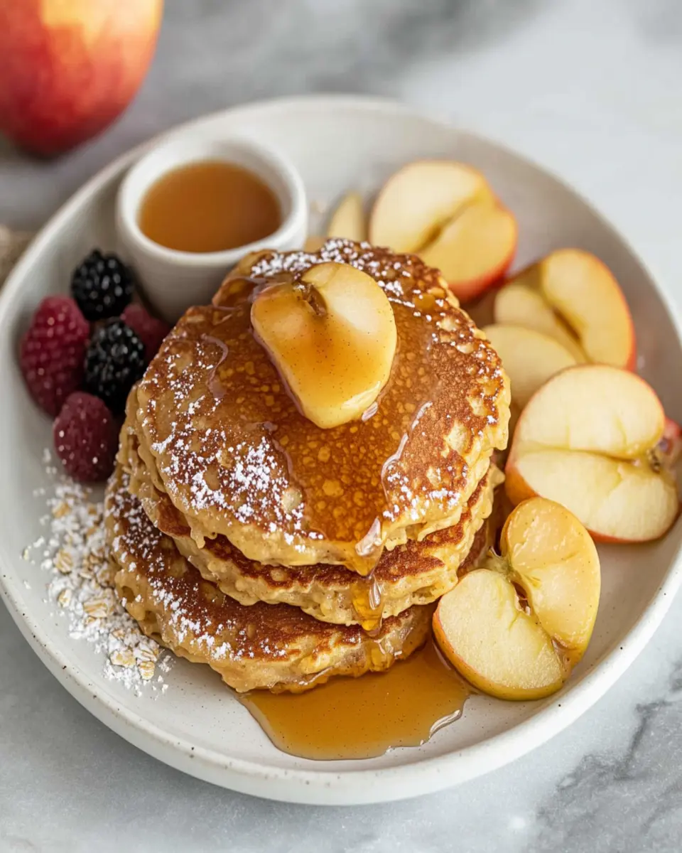 Apple Oatmeal Pancakes First Image First Image
