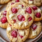 Raspberry White Chocolate Cookies – Easy & Delicious Recipe First Image First Image