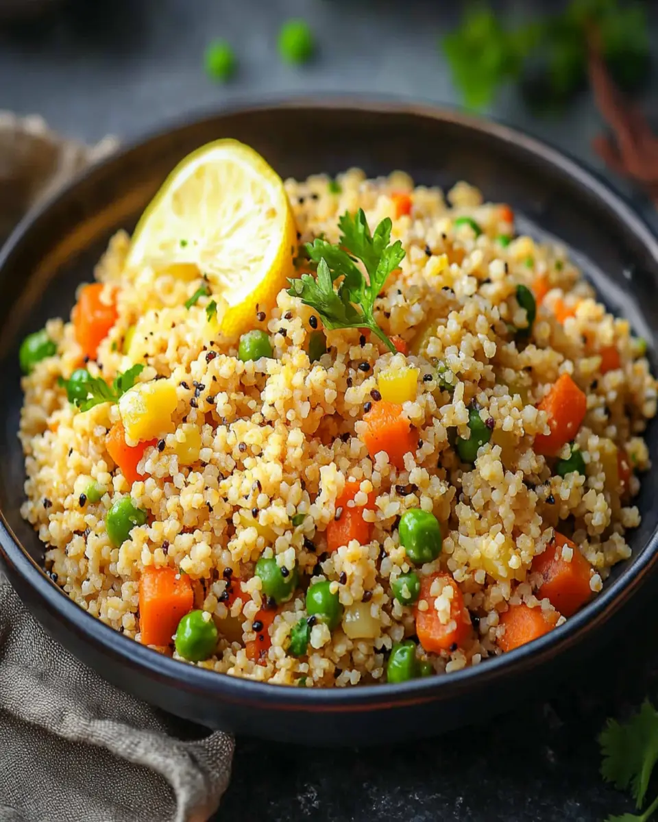 Dalia Upma (Namkeen Dalia, Broken Wheat Upma) First Image First Image