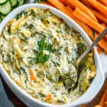 Spinach Artichoke Dip with Greek Yogurt First Image First Image