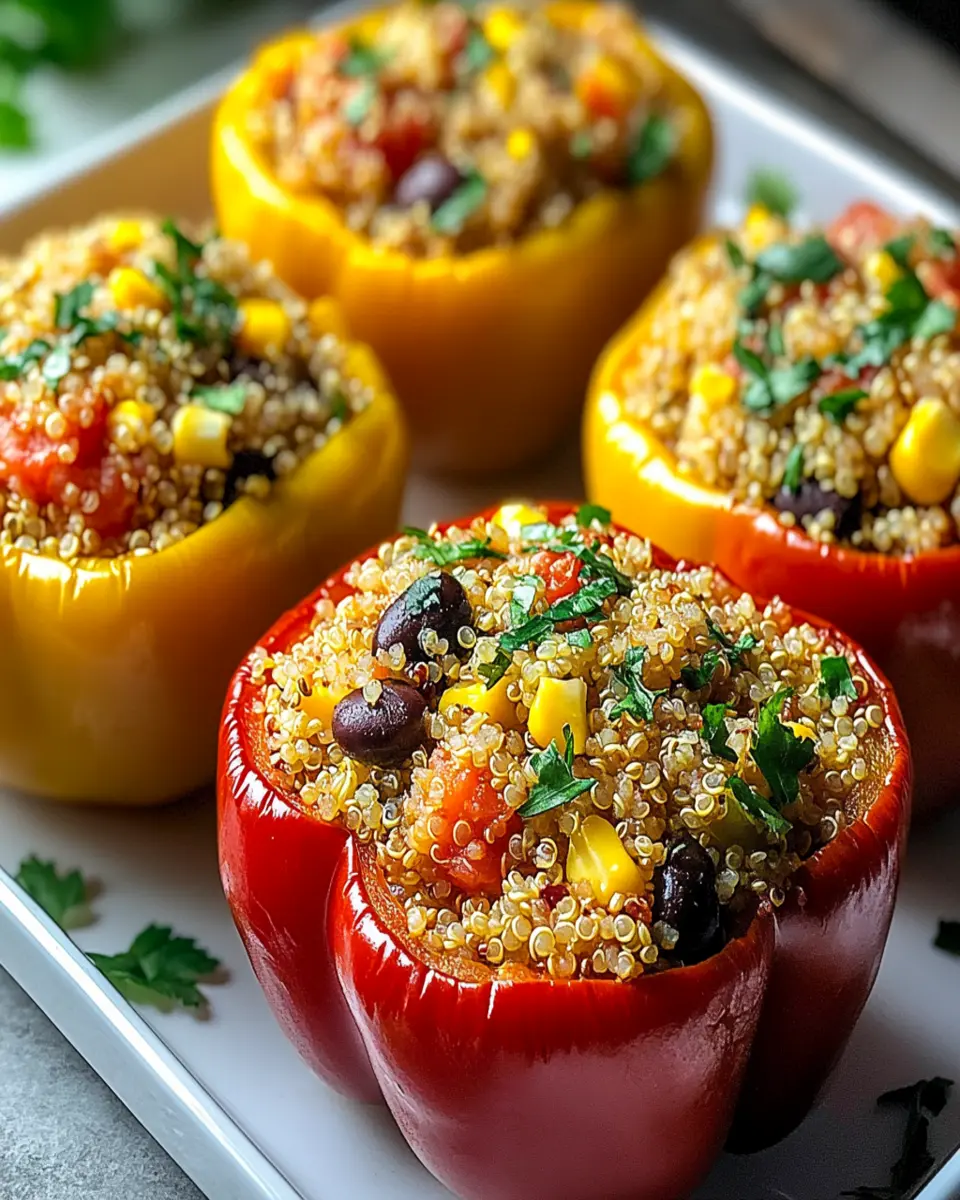 Delicious Quinoa Stuffed Peppers – A Flavorful Delight First Image First Image