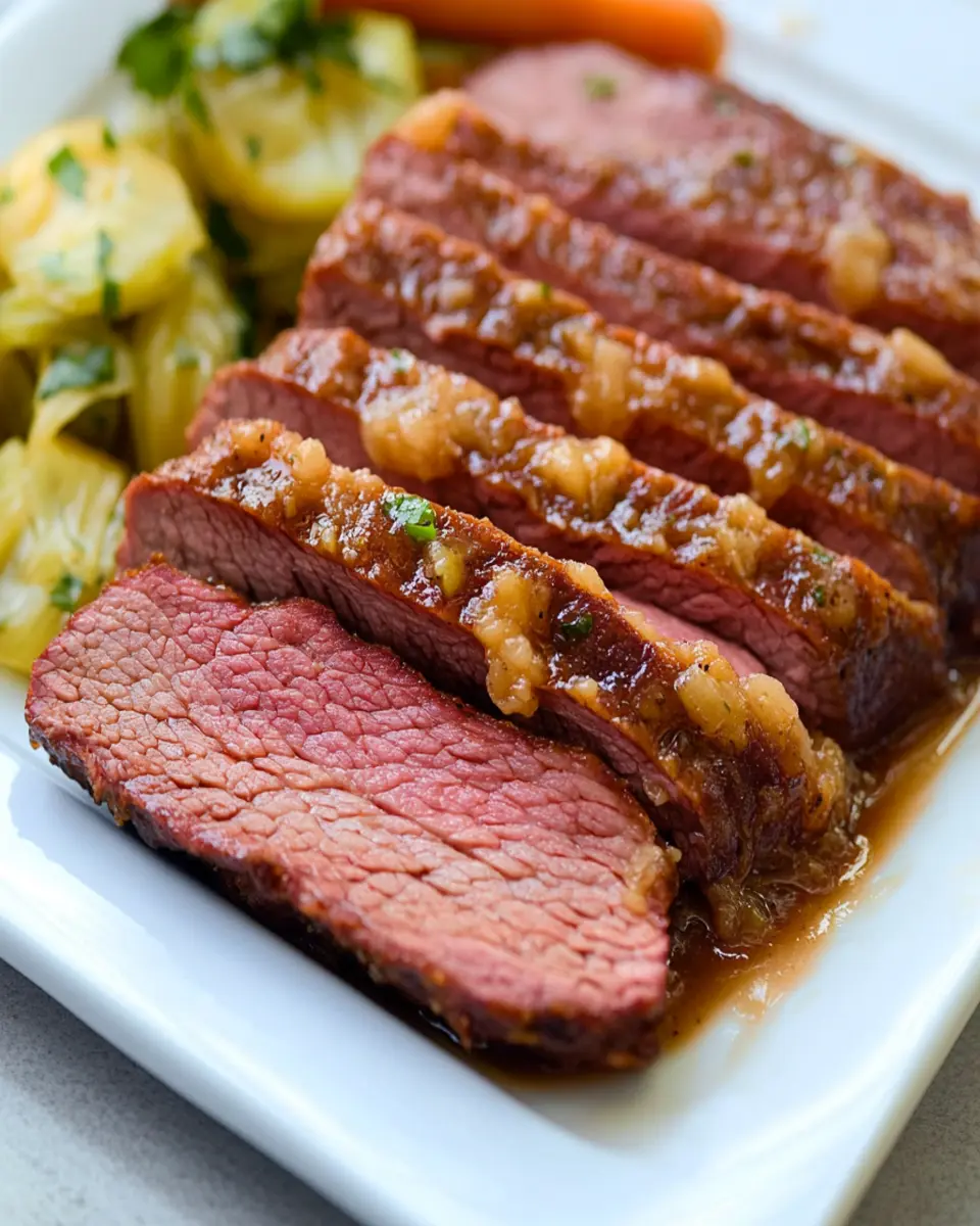 Slow Cooker Corned Beef Brisket First Image First Image