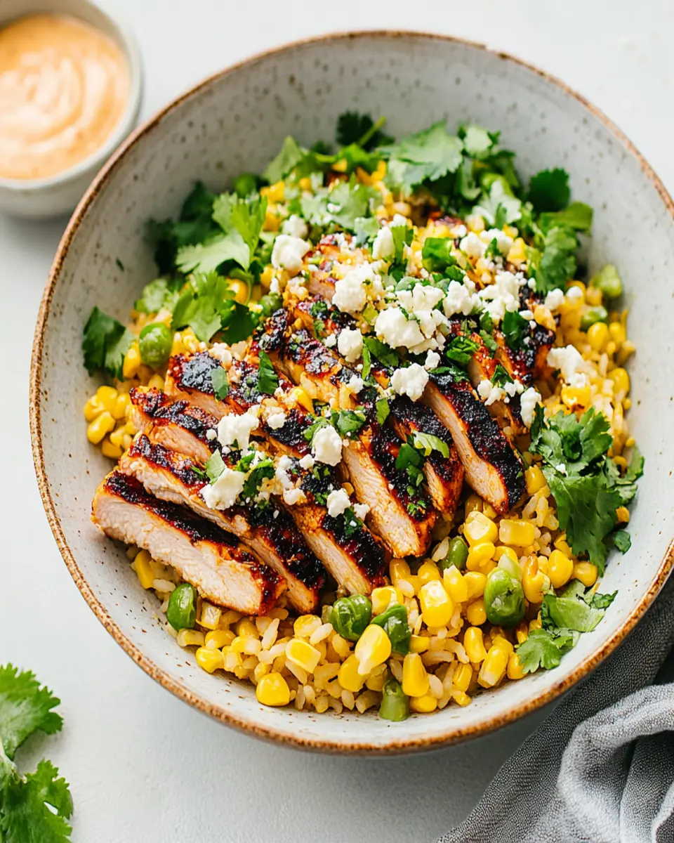 Street Corn Chicken Rice Bowl First Image First Image