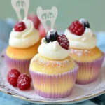 Fluffy Japanese Cotton Cheesecake Cupcakes You Can’t Resist First Image First Image
