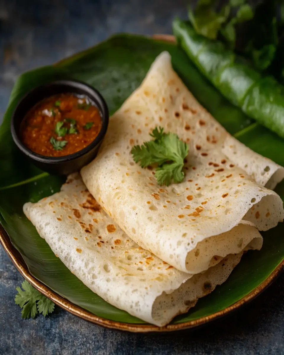 Neer Dosa Recipe (Authentic Mangalorean Soft Rice Crepes) First Image First Image