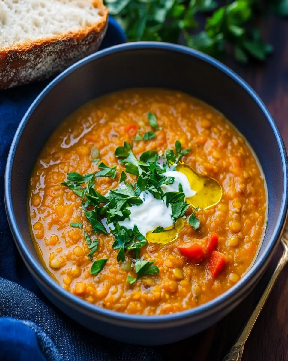 Simple Red Lentil Soup First Image First Image