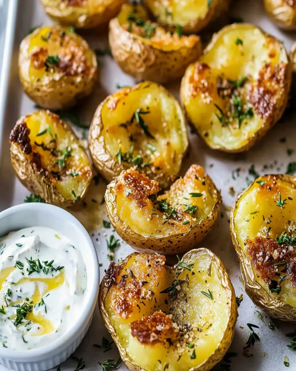 Easy Smashed Potatoes Recipe First Image First Image
