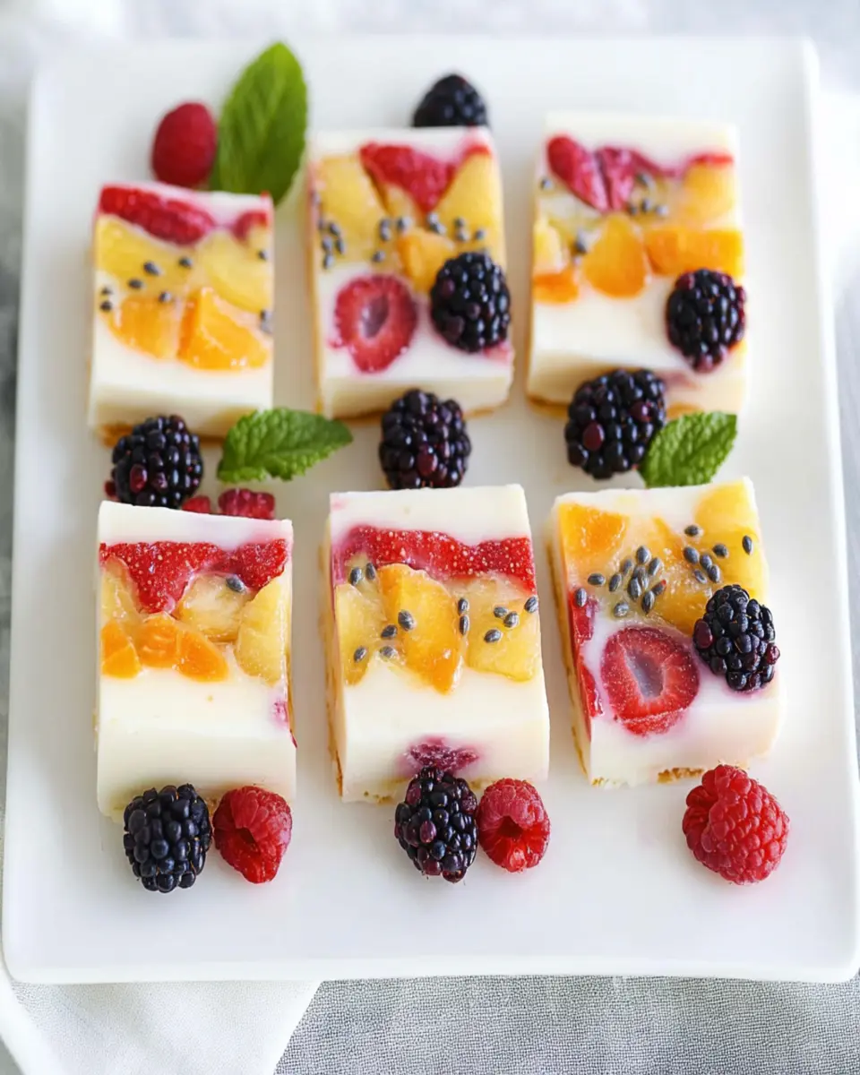 Easy Yogurt Bars First Image First Image