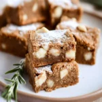 Gingerbread White Chocolate Blondies First Image First Image
