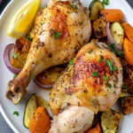 Crispy Baked Chicken Leg Quarters First Image First Image