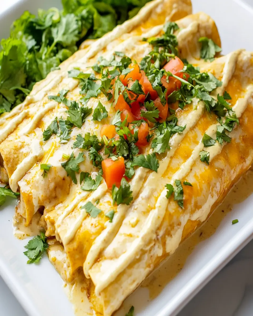Creamy Chicken Enchiladas First Image First Image