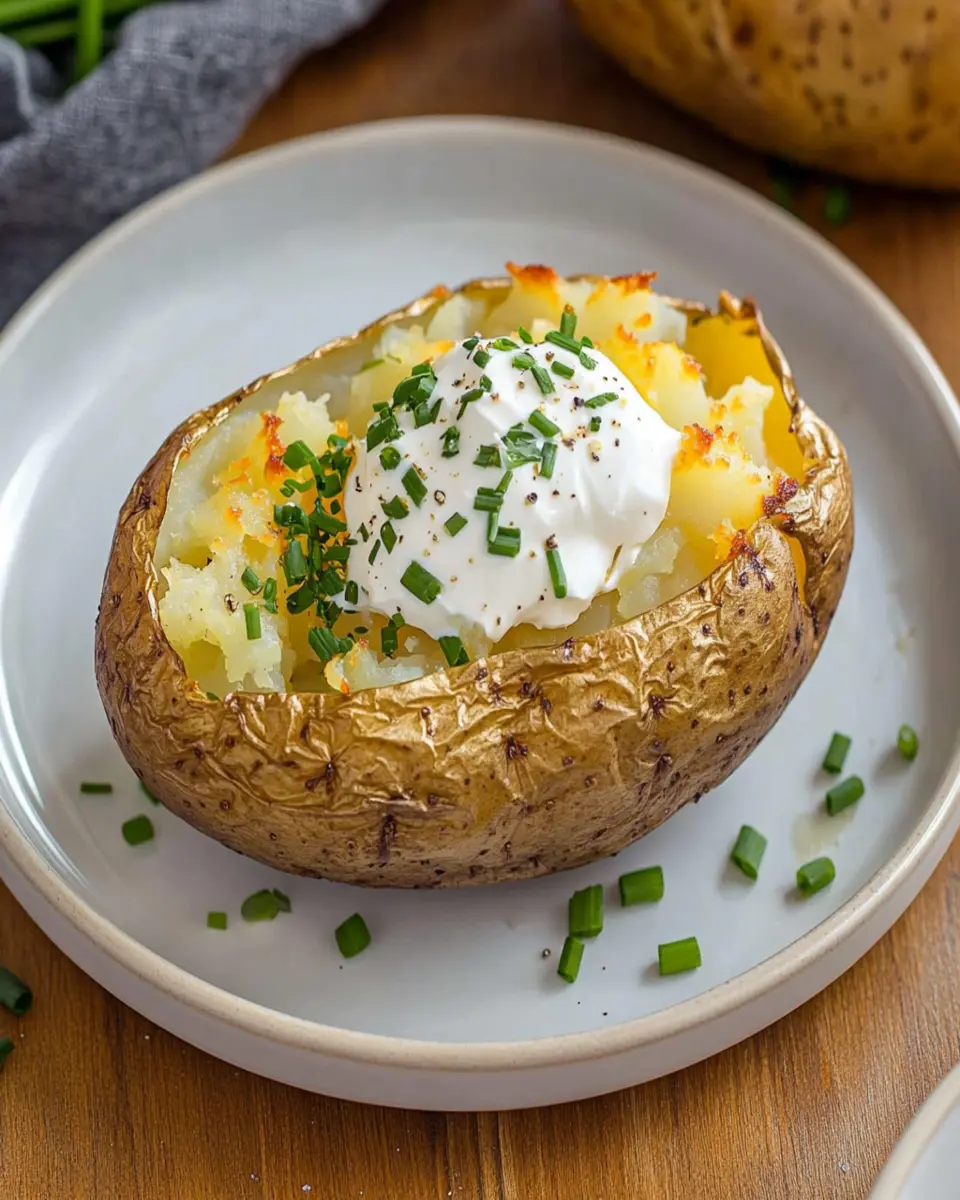 Air Fryer Baked Potato First Image First Image