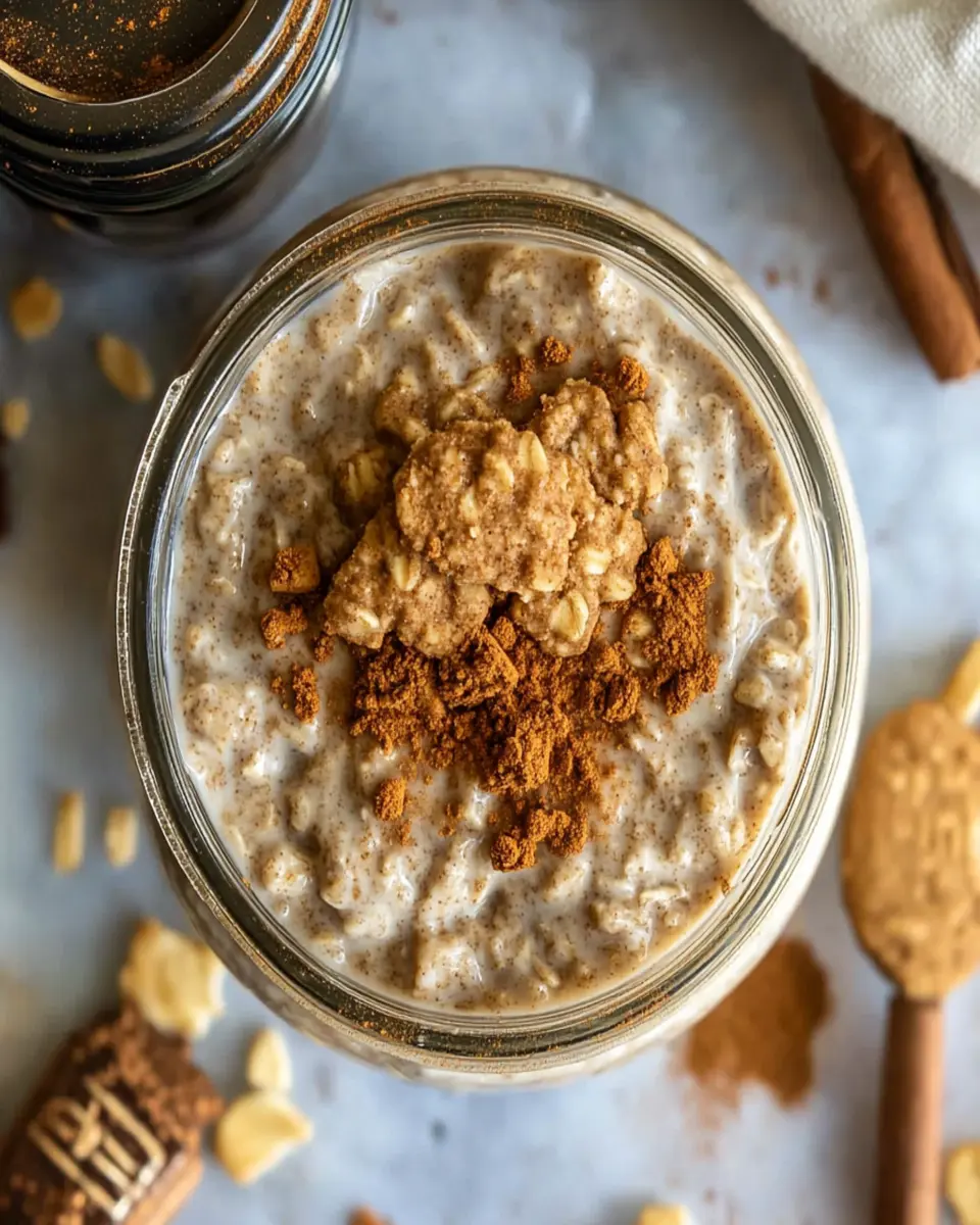 Creamy Gingerbread Overnight Oats, Dietitian Recipe First Image First Image