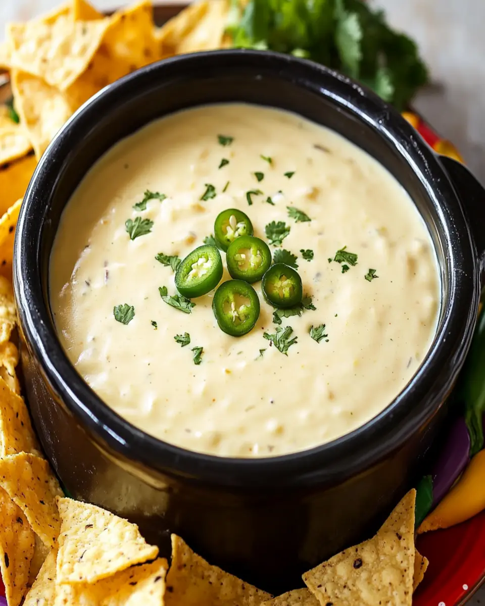 Easy Crockpot White Queso Dip Recipe – Creamy & Delicious First Image First Image