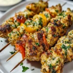 Best Garlic Parmesan Chicken Skewers First Image First Image