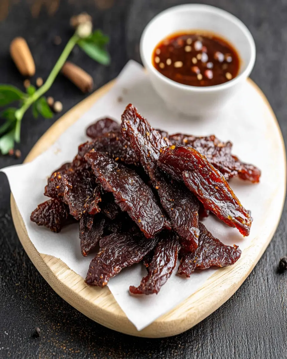 Air Fryer Beef Jerky First Image First Image