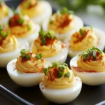 Irresistible Deviled Egg Bites: A Flavorful Party Treat First Image First Image