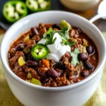 Black Bean and Beef Chili (Stovetop or Slow Cooker) First Image First Image