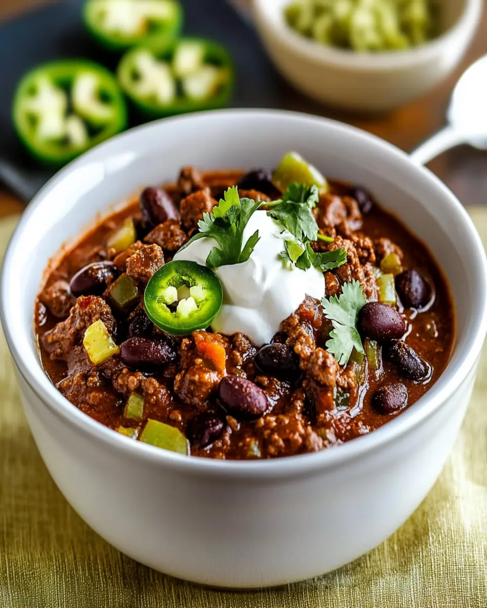 Black Bean and Beef Chili (Stovetop or Slow Cooker) First Image First Image