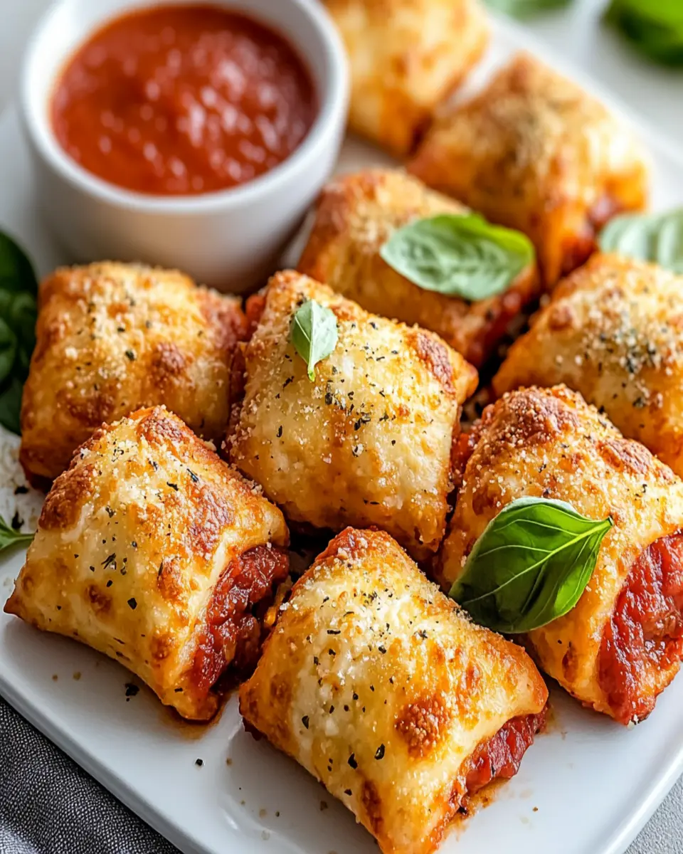 Crispy Air Fryer Pizza Rolls: A Delicious Snack Delight! First Image First Image