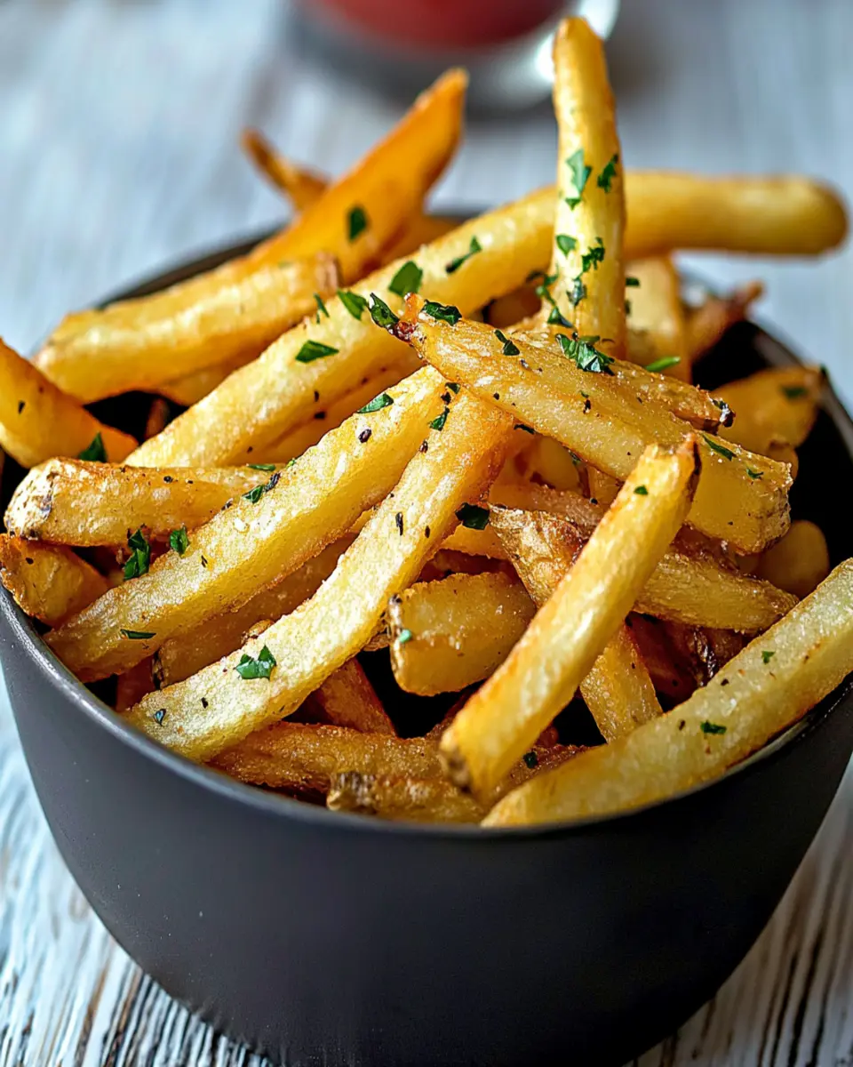 Easy Air Fryer Homemade Crispy French Fries First Image First Image