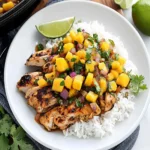 Crockpot Mango Salsa Chicken First Image First Image