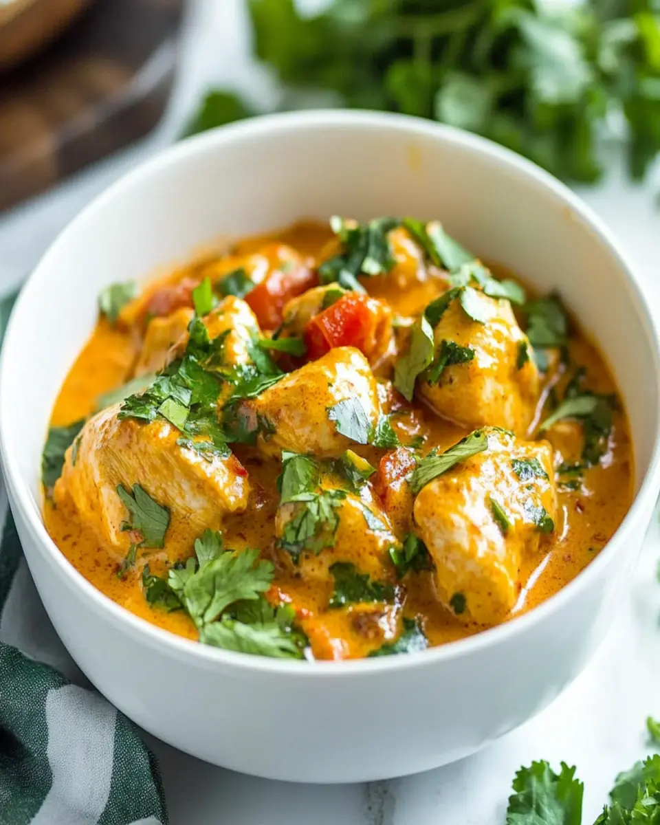 Tomato Coconut Curry Chicken First Image First Image