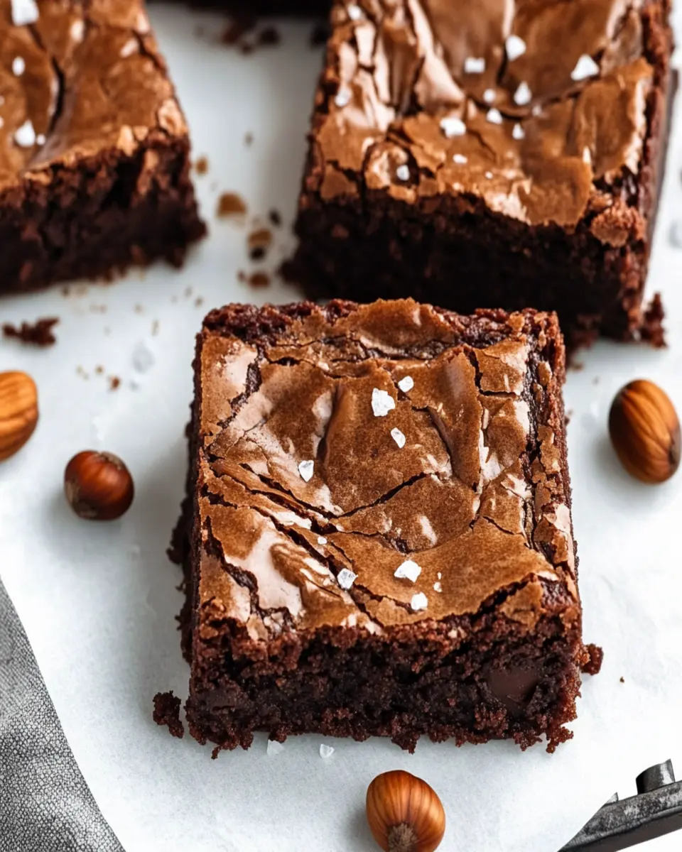 Fudgy Nutella Brownies First Image First Image