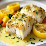 Baked Cod in Coconut Lemon Cream Sauce – A Flavorful Delight First Image First Image