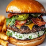 Irresistible Jalapeño Popper Smash Burger Recipe First Image First Image