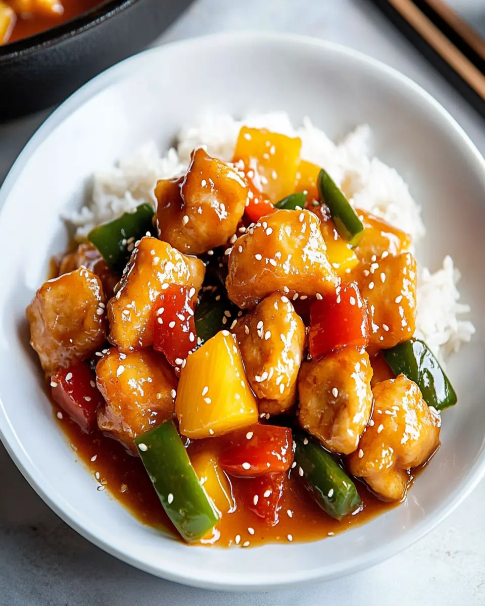 Sweet and Sour Chicken First Image First Image