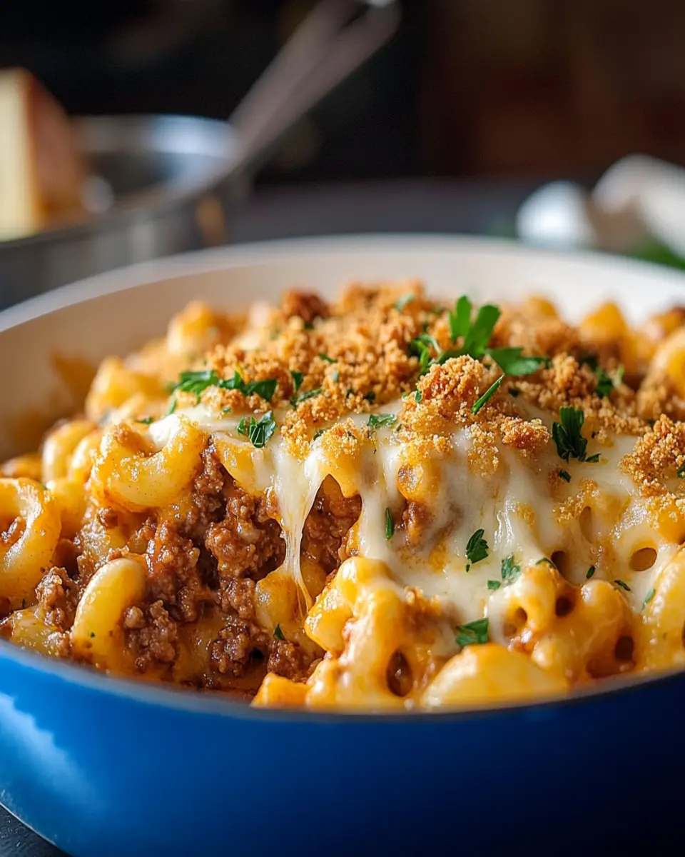 Ground Beef Mac ‘n’ Cheese First Image First Image