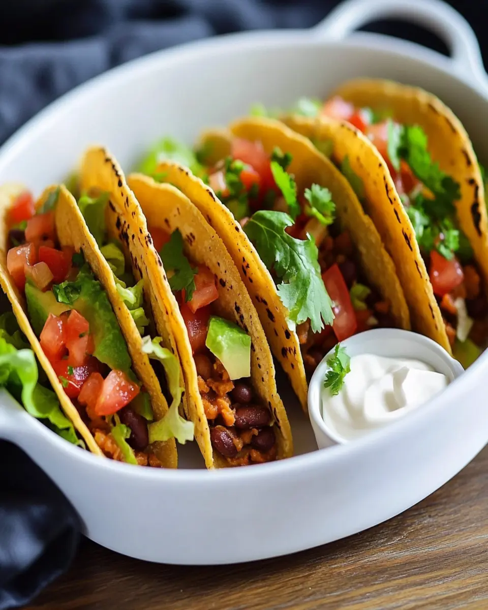 Crispy Baked Bean Tacos First Image First Image