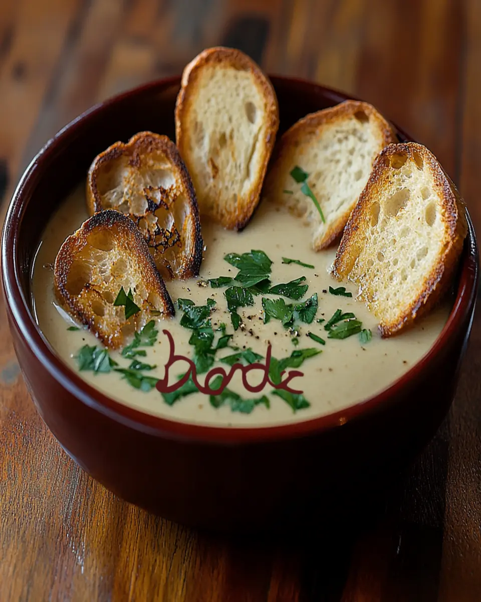 Garlic Bread Soup Recipe First Image First Image