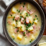 Slow Cooker Ham and Potato Soup First Image First Image