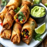 Easy Air Fryer Southwestern Egg Rolls First Image First Image