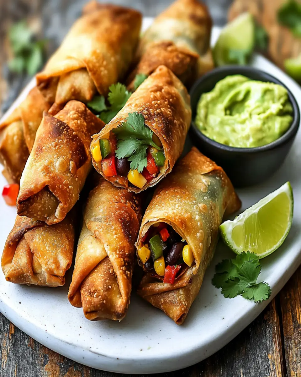 Easy Air Fryer Southwestern Egg Rolls First Image First Image