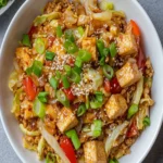 Tofu Cabbage Stir Fry (Low Carb, High Protein) First Image First Image