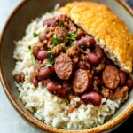 Red Beans and Rice with Smoked Sausage First Image First Image