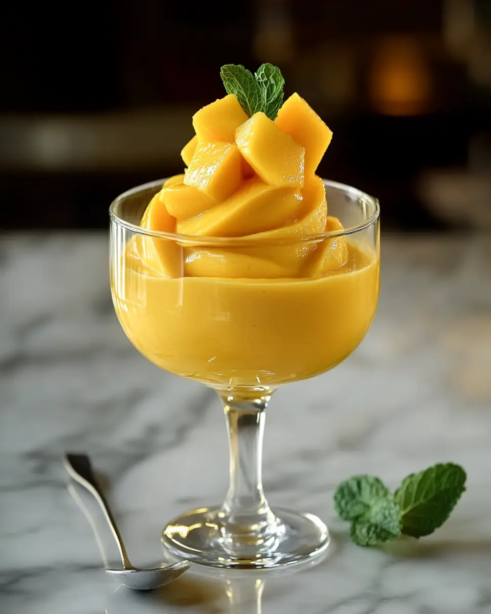 No Bake Mango Mousse Dessert Recipe First Image First Image