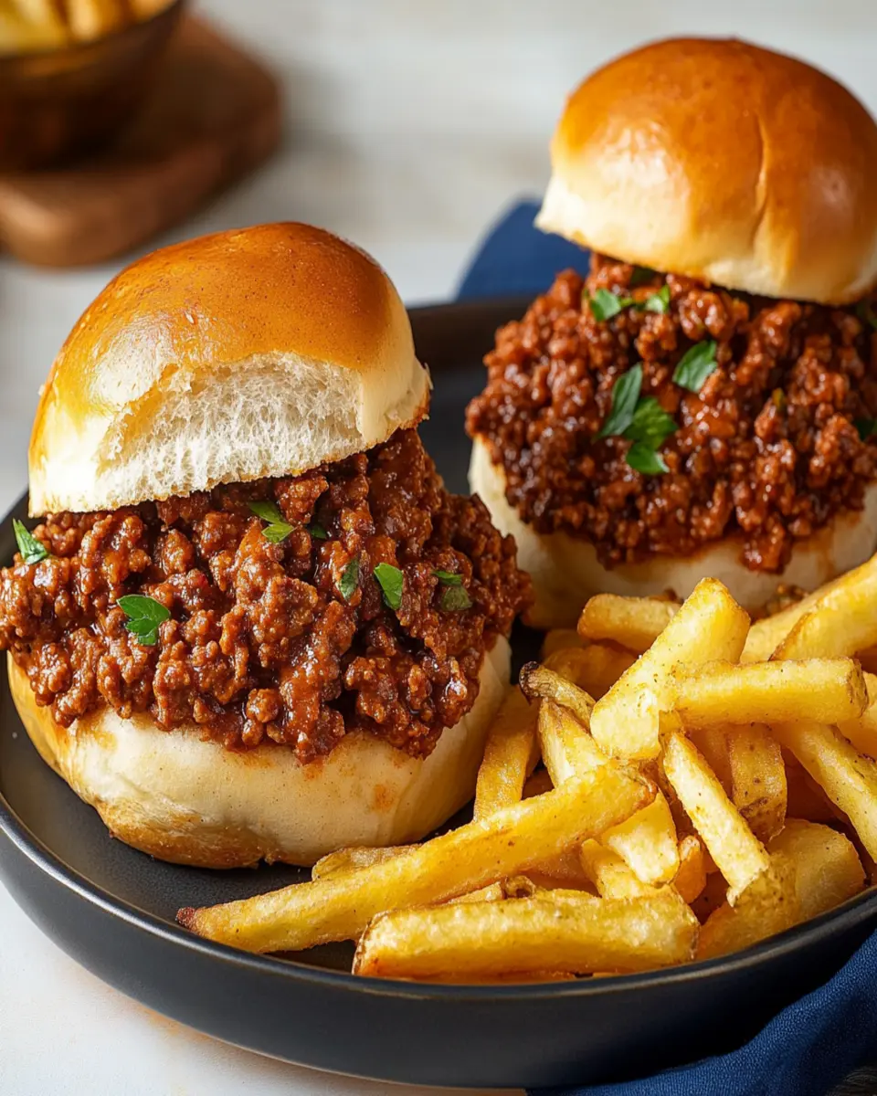 Homemade Sloppy Joes First Image First Image