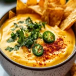 Homemade Nacho Cheese Dip First Image First Image