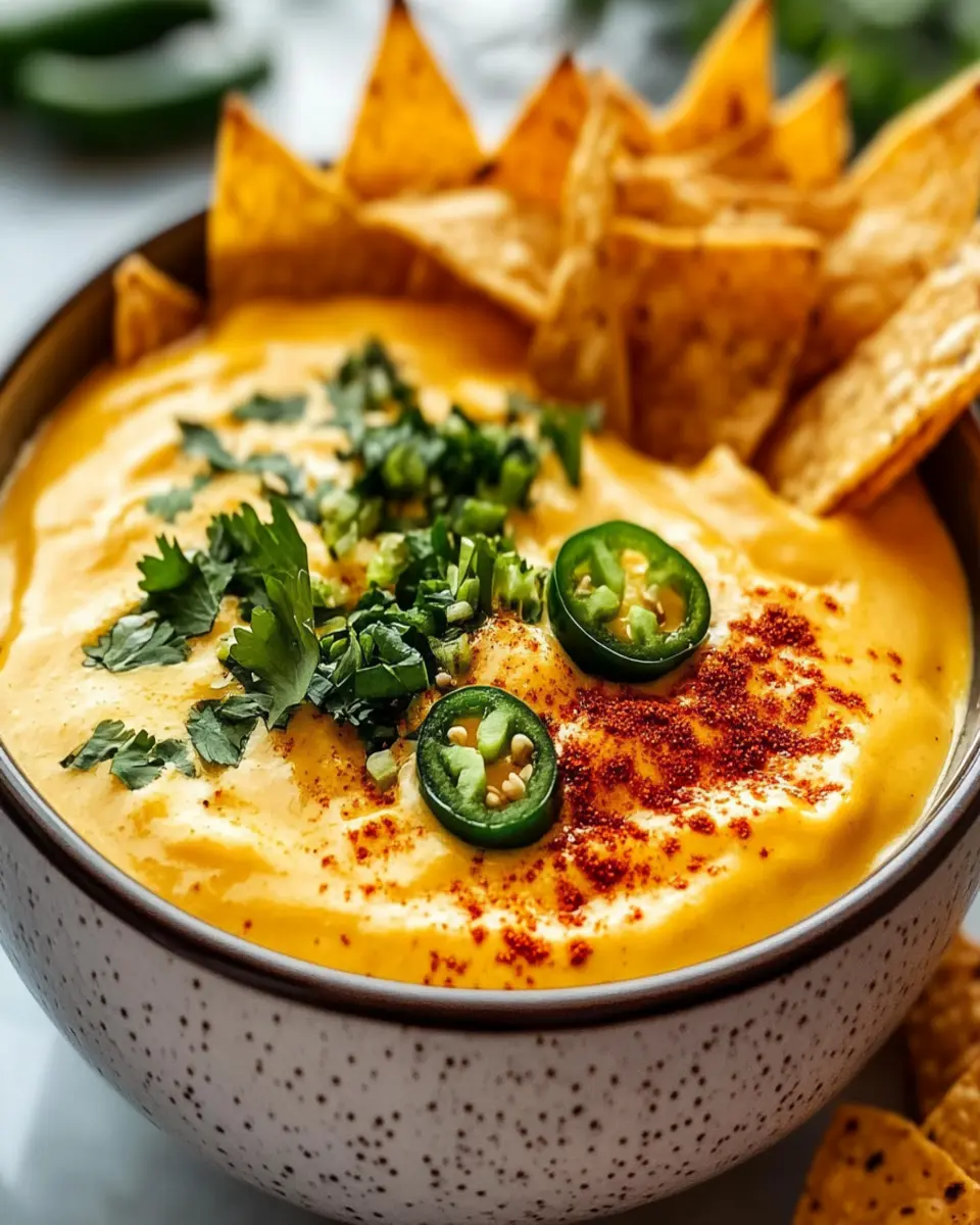 Homemade Nacho Cheese Dip First Image First Image