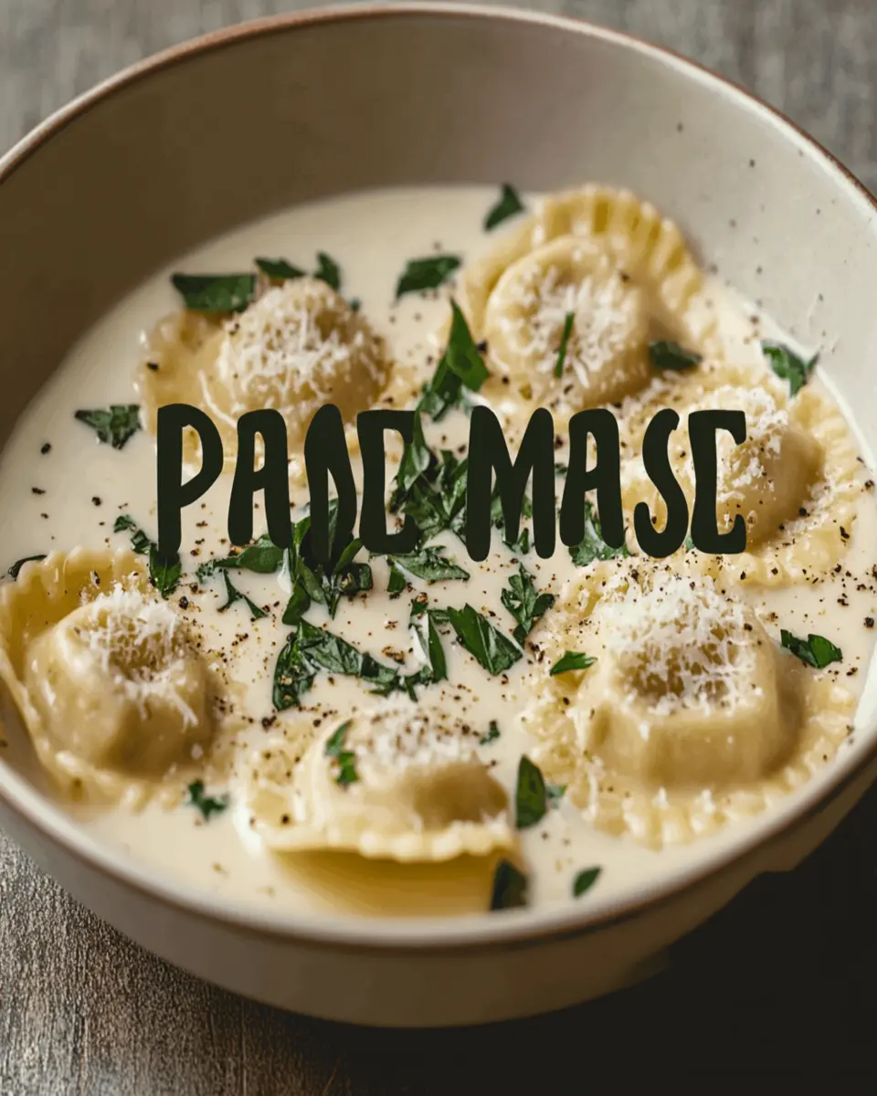 Creamy Garlic Parmesan Ravioli Sauce Recipe First Image First Image
