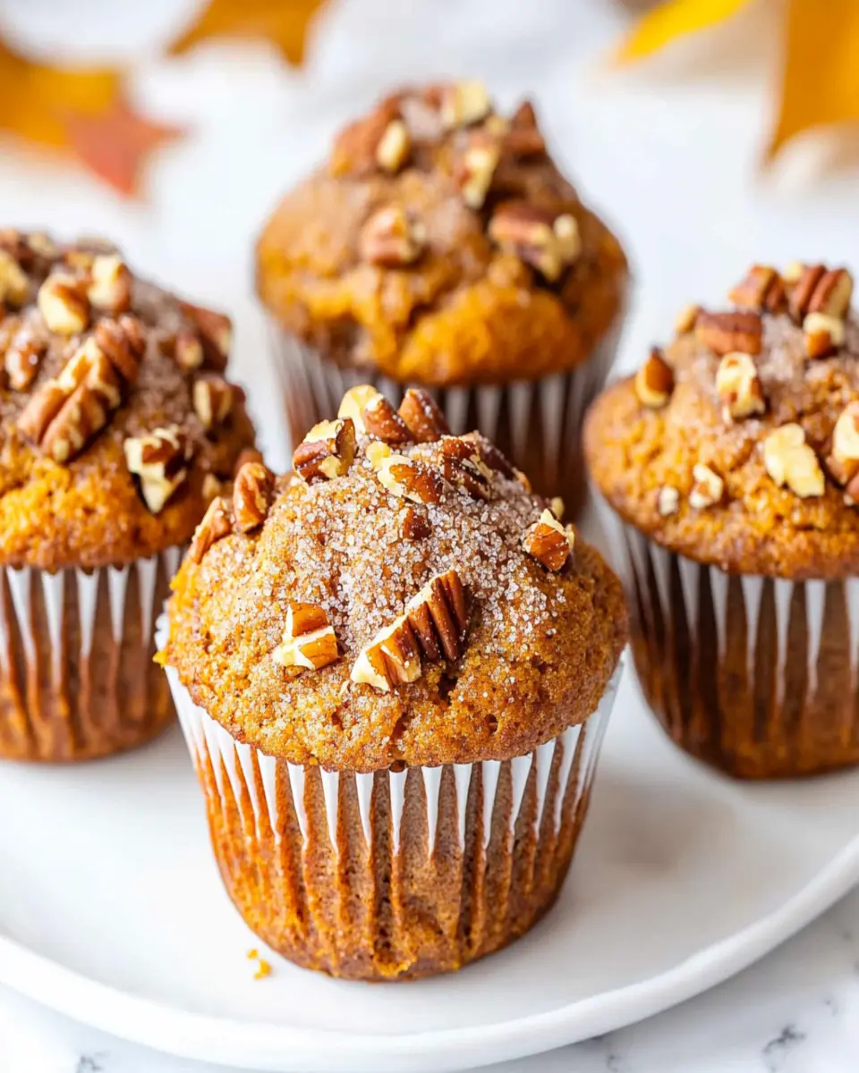 Pumpkin Muffins with Brown Butter and Pecans First Image First Image
