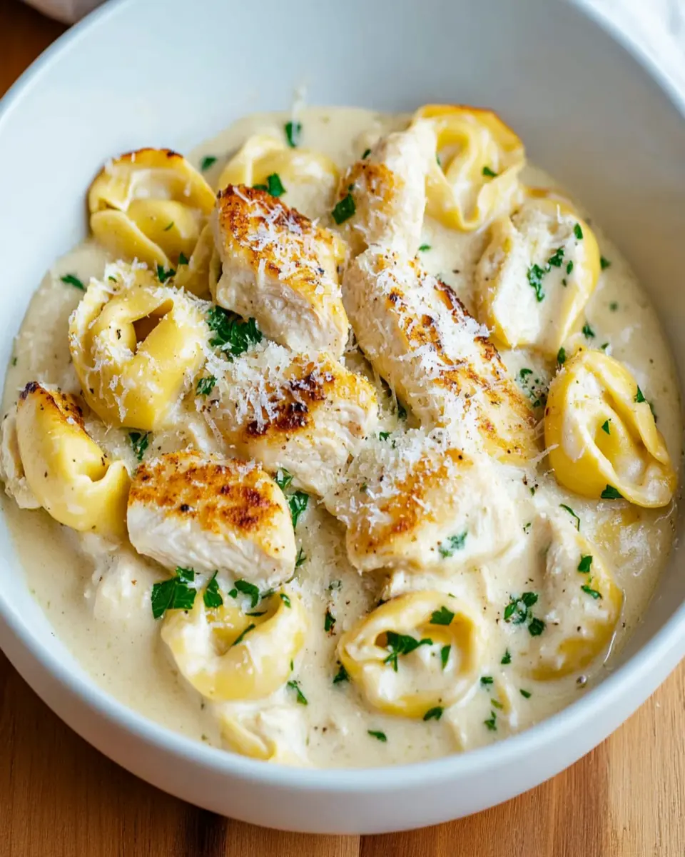 Chicken Tortellini Alfredo First Image First Image