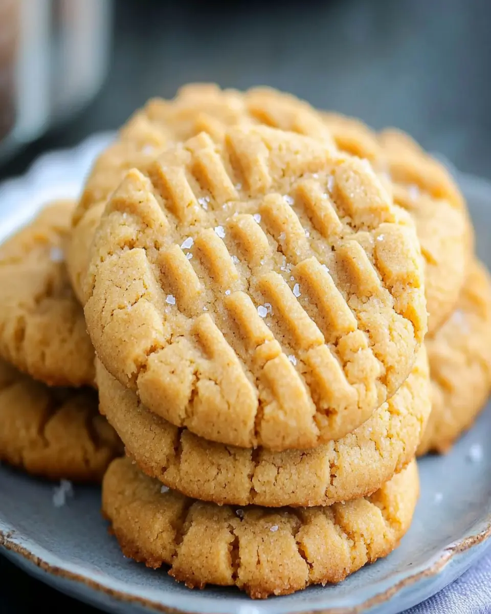 Easy Peanut Butter Cookies {Classic} First Image First Image